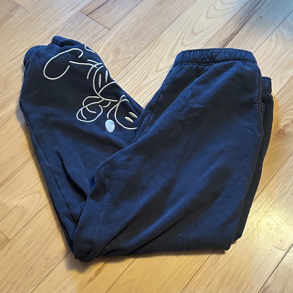Disney Mickey Mouse Genuine Mousewear black jogger sweatpants